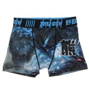 Boxer Marine/Bleu Garçon Freegun Bear pas cher