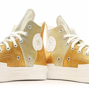 Baskets Dorées Femme Converse Chuck 70 Plus A08176C vue 7