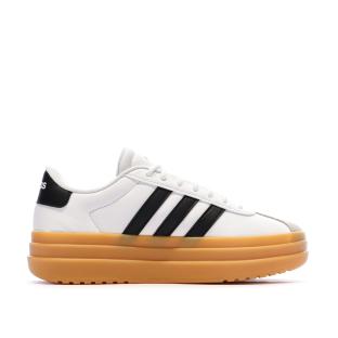 Baskets Blanc/Noir Femme Adidas Court Bold vue 0