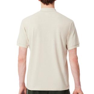 Polo Beige Homme Lacoste Marl vue 2