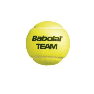 Lot de 4 Balles de Tennis Mixte Babolat Team vue 2