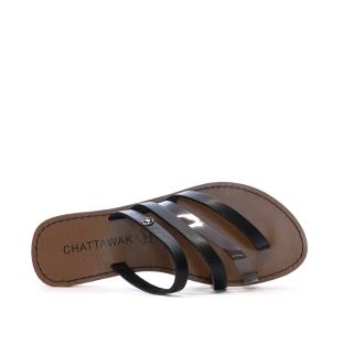 Sandales Noir Femme Chattawak ROXANNE vue 4
