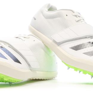 Chaussures d'Athlétisme Blanches Homme Adidas Jumpstar vue 7