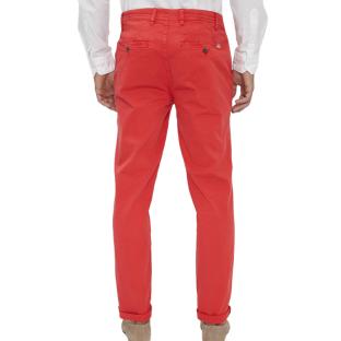 Chino Rouge Homme Paname Brothers Costa vue 2