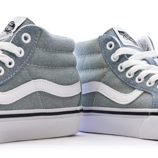 Zapatillas azul vaquero Vans unisex VANS Sk8-mid Reissue ver 0