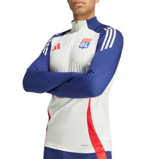 OL Sweat Training 1/4 zip Blanc Homme Adidas Tiro 24 vue 0