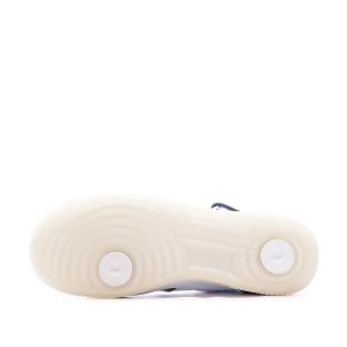 Baskets Blanches/Bleu Mixte Nike Air Force 1 Mid vue 0