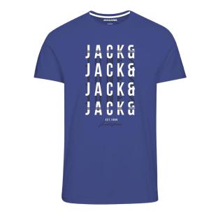 T-shirt Bleu Garçon Jack & Jones Delvin pas cher