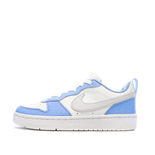 Baskets Bleues Garçon/Fille Nike Court Borough Low pas cher