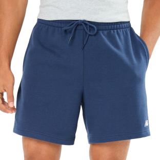 Short Bleu Homme New Balance French Terrys pas cher