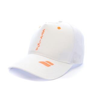 Casquette Blanche/Orange Homme Babolat Curve pas cher