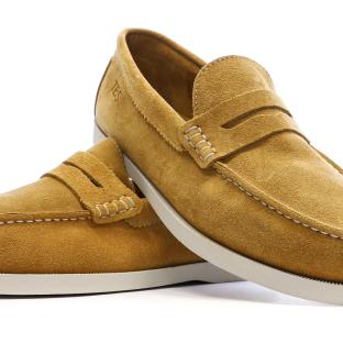 Mocassins Jaune Homme TBS PALERME vue 0