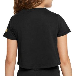 T-shirt Noir Fille Nike Sun Swoosh vue 2