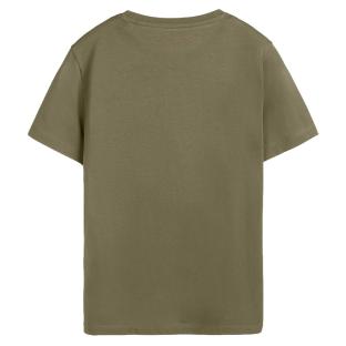 T-Shirt Kaki Garçon Teddy Smith Evan vue 0