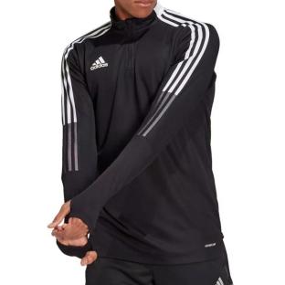 Sweat Noir Homme Adidas Tiro21s vue 0