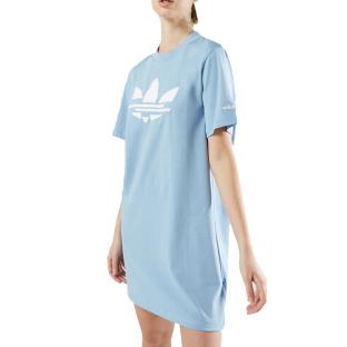 Robe Bleu Fille Adidas Tee Dress pas cher