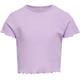 T-Shirt violet fille Only Kids Konnella pas cher