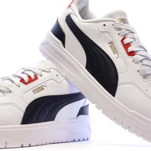 Baskets Blanches/Noires Fille Puma Shuffle Downtown vue 7