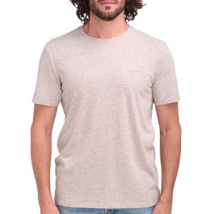 T-shirt Beige Chiné Homme Teddy Smith 11014742D pas cher