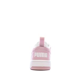 Puma Rebound V6 Low Sneaker für Damen in Weiß/Pastellrosa Ansicht 0