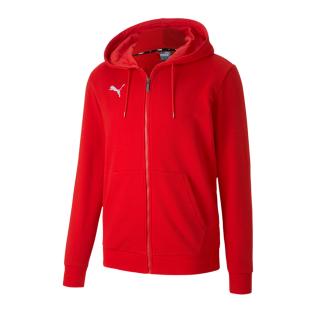Sweat Zippé Rouge Homme Puma Teamgoal pas cher