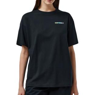 T-shirt Noir Femme Converse Festival pas cher