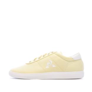 Baskets Jaune Femme Le Coq Sportif Court One W pas cher