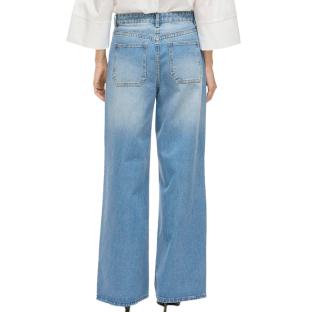 Jean Loose Bleu Femme Vila Vihelia vue 2