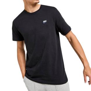 T-shirt Noir/Marine Homme Nike Sportswear Club pas cher