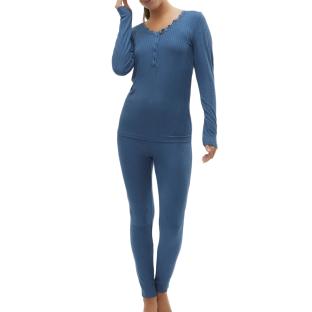 Pyjama Bleu Femme Mamalicious Lotus pas cher