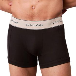 X3 Boxers Noir Homme Calvin Klein Jeans Heritage vue 0