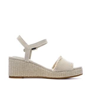 Sandales à Talons Beige Femme Tommy Hilfiger Wedgeee vue 0