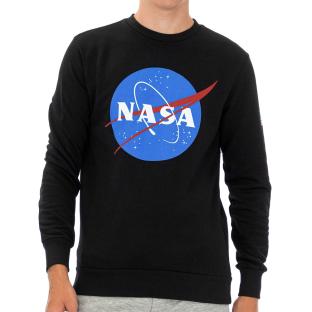 Sweat Noir Homme Nasa 50S pas cher