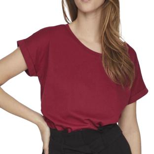 T-shirt Rouge Femme Vila Dreamers pas cher