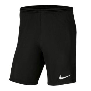 Short de Foot Noir Junior Nike Dry Park pas cher