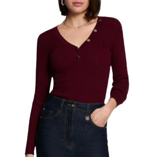 Pull Bordeaux Femme Morgan MBANBIN vue 0