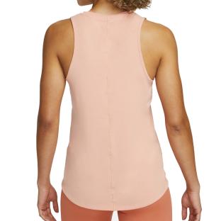 Débardeur Rose Femme Nike One Luxe vue 2