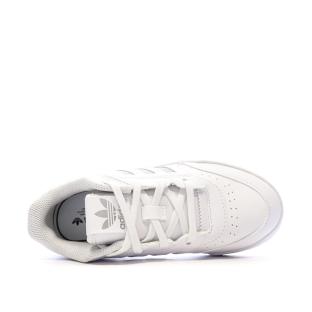 Baskets Blanches Junior Adidas Drop Step Low vue 4