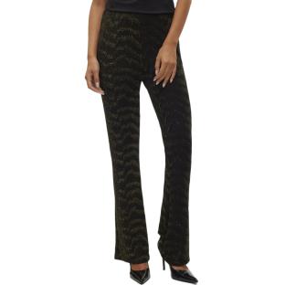 Pantalon Noir/Doré Femme Vero Moda Lucy Hw Glitter vue 0