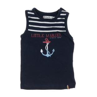 Débardeur Marine Bébé Little Marcel LMEV0028 pas cher