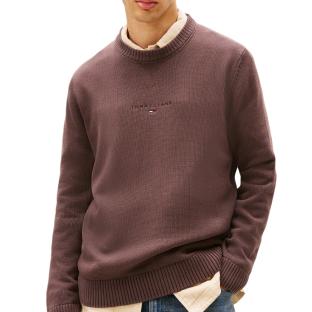 Pull Marron Homme Tommy Hilfiger Linears vue 0