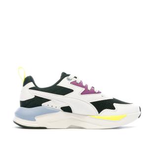Baskets Blanches/Jaune/Noir Homme Puma X-Ray Lite vue 2