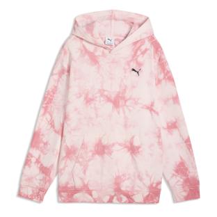 Sweat Rose/Blanche Fille Puma Elevated Relaxed vue 0