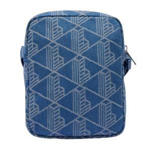 Sacoche Bleu Homme Lacoste denim vue 0