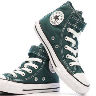 Baskets Vertes Garçon/Fille Converse All Star 1v Seasonal vue 7