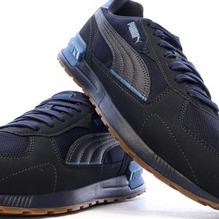 Baskets Marines/Bleu Homme Puma Graviton vue 7