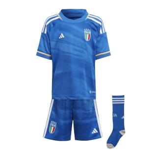 Italie Mini-Kit Domicile Bleu Junior Adidas pas cher