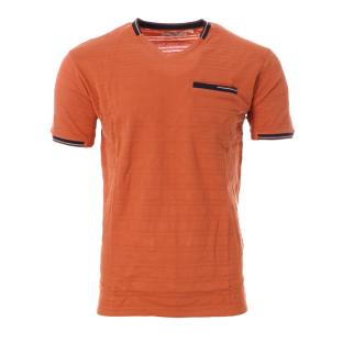 T-shirt Orange Homme RMS26 91259 pas cher