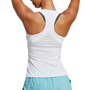 Débardeur Blanc Femme Adidas Club vue 2