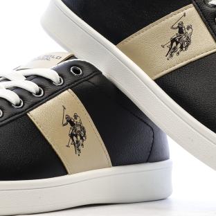 Baskets Noires/Dorés Femme US Polo ASSN For Everyday vue 0